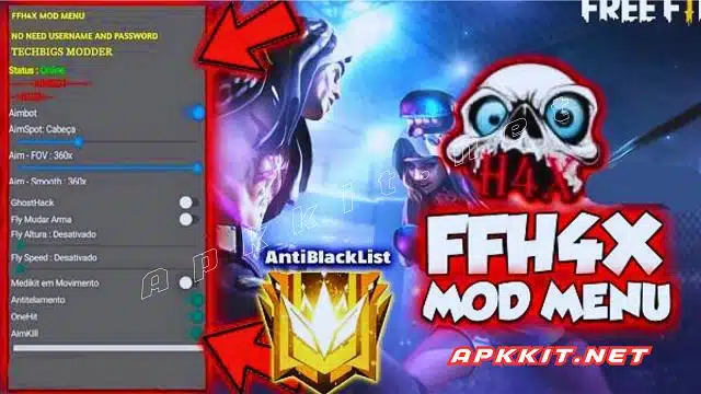 ffh4x mod menu apk