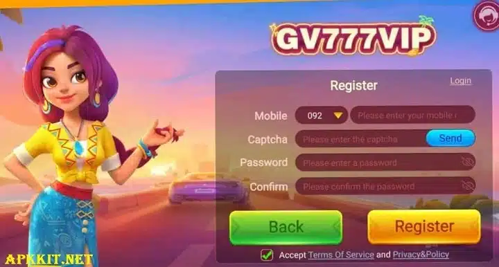 gv 777 vip account create